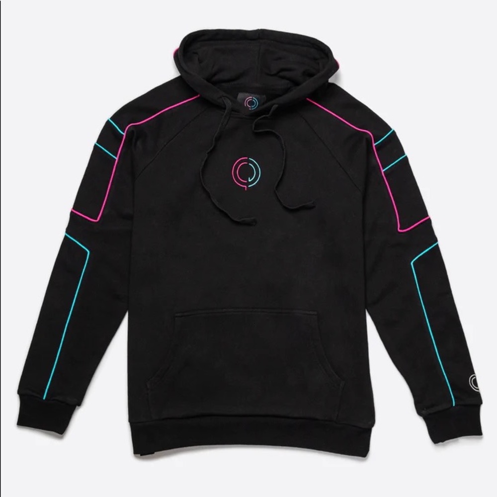 QuarterJade Light-Wave Hoodie in Black 🆕️